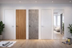 Скрытые двери по индивидуальным размерам: особенности конструкции, варианты отделки и этапы реализации проекта