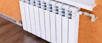 1 radiator section: how many squares, cubic meters of heat is enough