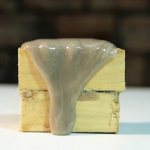 Acetone xylene foam on concrete