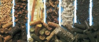 Fuel briquettes from various raw materials
