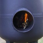 Буржуйка из газового баллона