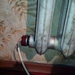 Чугунный радиатор отопления со встроенным ТЭНом