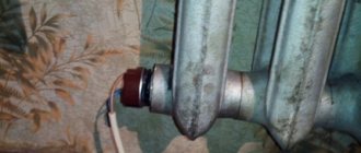 Чугунный радиатор отопления со встроенным ТЭНом