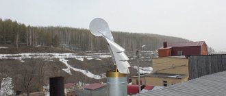 Декоративный дефлектор на дымоходе