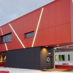 House with a ventilated facade