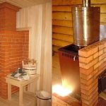 Screen for the stove in the bathhouse