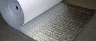 Foil backing