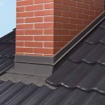 sealing a chimney on a corrugated roof