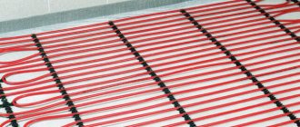 cable for underfloor heating characteristics