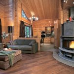 how to build a fireplace in a wooden house