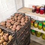 Как сделать хранилище в гараже для овощей
