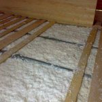 Как утеплить пол опилками в частном доме