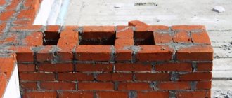 Кладка вентканалов из кирпича – правила выполнения