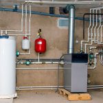 solid fuel boiler room