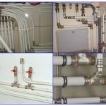 Metal-plastic pipes - examples of use.