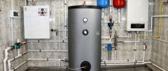 single-circuit boiler with indirect heating boiler