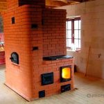 Отопительный щиток для чугунной печи