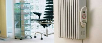 heating with electricity in a private house