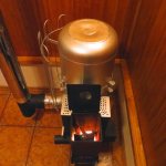 Печь ракета с плитой