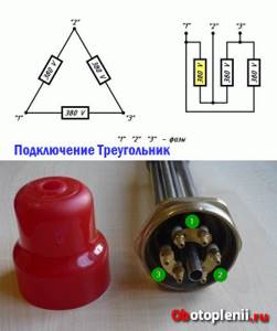 Как отличить тэн 380 от 220. Схемы подключения тэн к электрической сети