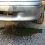 Coolant radiator leaking