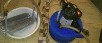 Flushing the bithermic heat exchanger