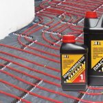 Plasticizer consumption for heated floors