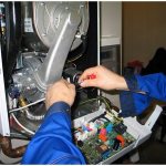 Repair of condensing gas heat generator