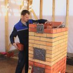 Fireclay and red stone for the stove