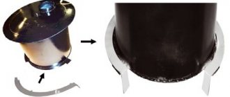 Chimney clamp installation diagram