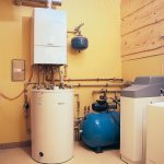 diagram for connecting a boiler to a double-circuit gas boiler