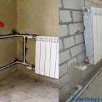 Hiding heating pipes in grooves