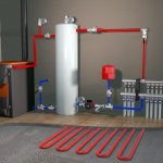 Thermal accumulator for heating
