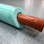 Thermal insulation for sewer pipes