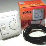thermostat for water heated floor connection diagram