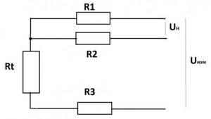 Трехпроводная схема подключения