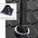 труба на крыше дома