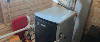 Установка котла в бане