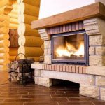 установка печи в доме на деревянный пол