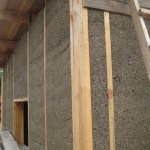 Insulation of a frame-panel house