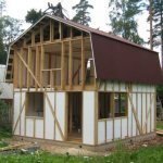 Insulation of a frame house with polystyrene foam from the inside and outside