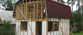Insulation of a frame house with polystyrene foam from the inside and outside