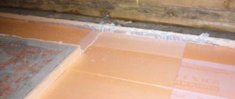 Insulate the floor in a bathhouse with penoplex: pros and cons, installation features
