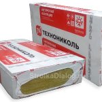Tekhnoruf insulation is supplied in the form of slabs