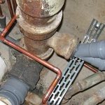 Sewage unit in the house