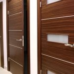 Wooden entrance doors