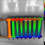 воздух в системе отопления на тепловизоре