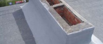 Height of ventilation pipes