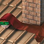 Seal the gap between the pipe and the roof