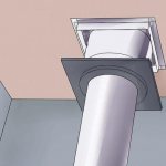 replacing the gas water heater with a new one